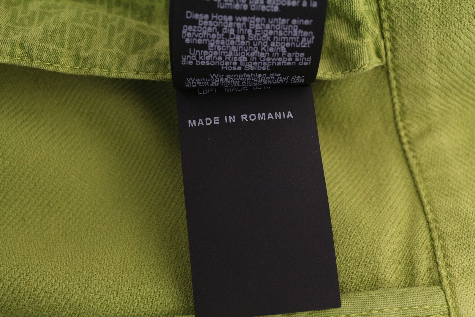 PT TORINO Zoe moteriškos kelnės 44 W30 žalios lino mišinio plonas kirpimas aukštu juosmeniu krovininės kelnės 