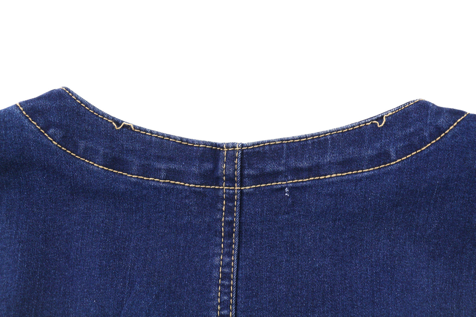 PULL&amp;BEAR moteriška suknelė L dydžio mėlyna džinsinė suknelė su V formos iškirpte, logotipu, be rankovių, kišenėmis, sagomis, trumpa 