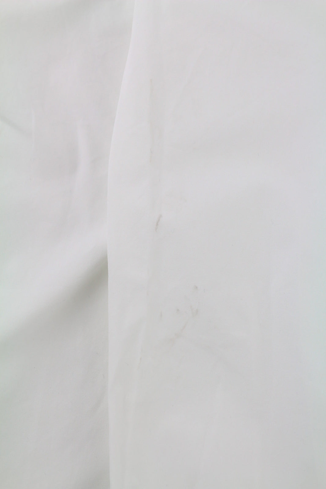 SUISTUDIO Dylan moteriška suknelė UK10 balta medvilninė ilgomis rankovėmis apvalios iškirptės logotipu šortai 