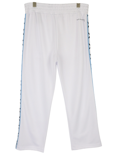 RICHMOND vyriškas sportinis kostiumas M, baltas, 2 dalių, užtraukiamos kišenės, elastingas juosmuo, laisvalaikio logotipas 