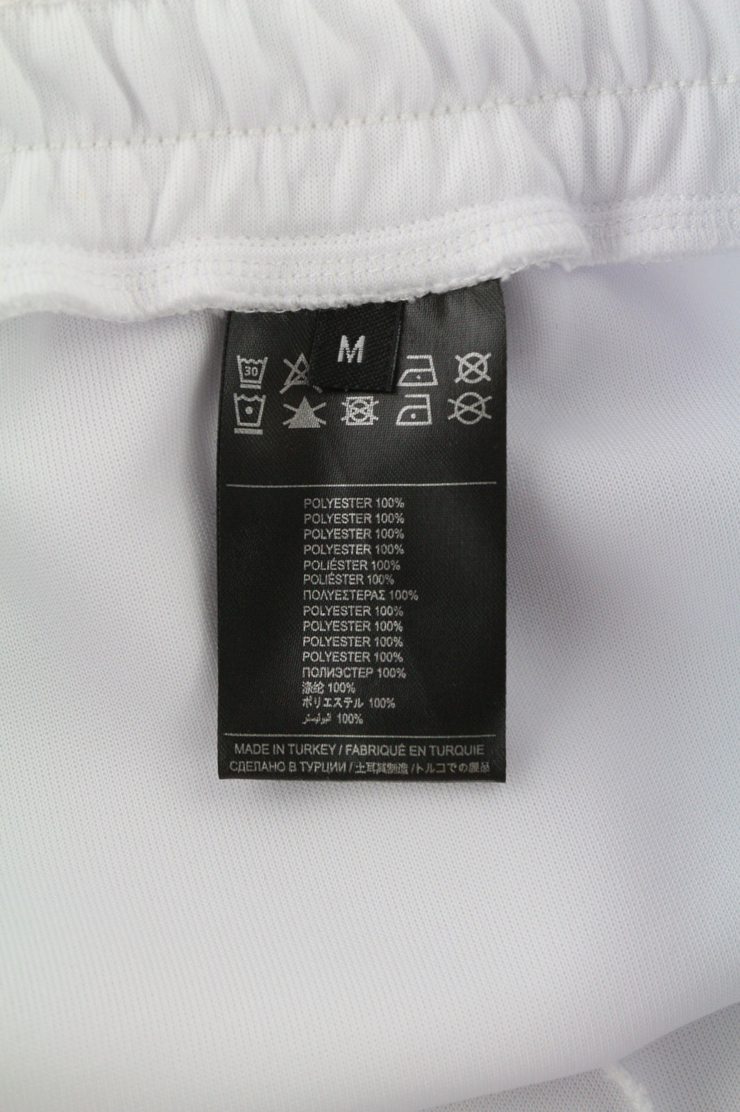 RICHMOND vyriškas sportinis kostiumas M, baltas, 2 dalių, užtraukiamos kišenės, elastingas juosmuo, laisvalaikio logotipas 