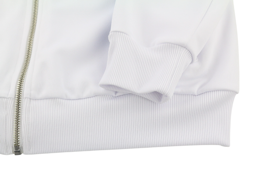 RICHMOND vyriškas sportinis kostiumas M, baltas, 2 dalių, užtraukiamos kišenės, elastingas juosmuo, laisvalaikio logotipas 