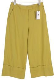 PT TORINO Colette moteriškos kelnės, 42 W30, žalios, atlenktos, iki kulkšnių, lininis mišinys, rekomenduojama kaina – 315 € 