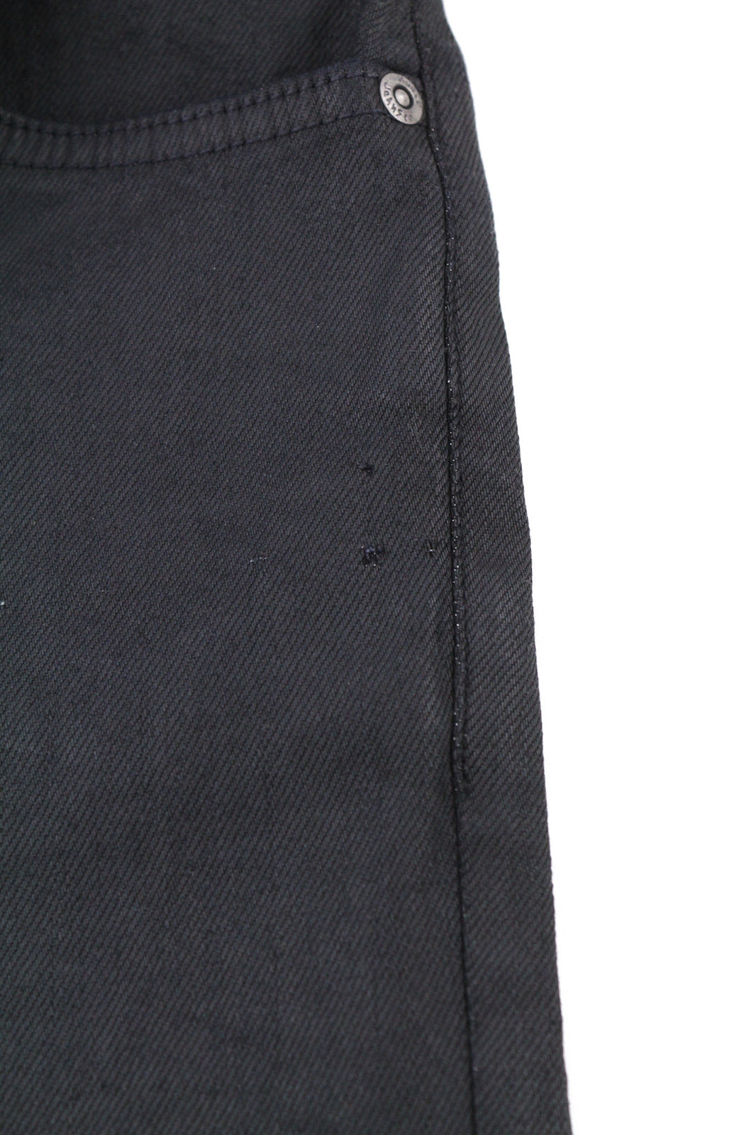 NUDIE JEANS Skinny Lin vyriški džinsai W28/L32 juodi su juodu dengtu ekologišku užtrauktuku 