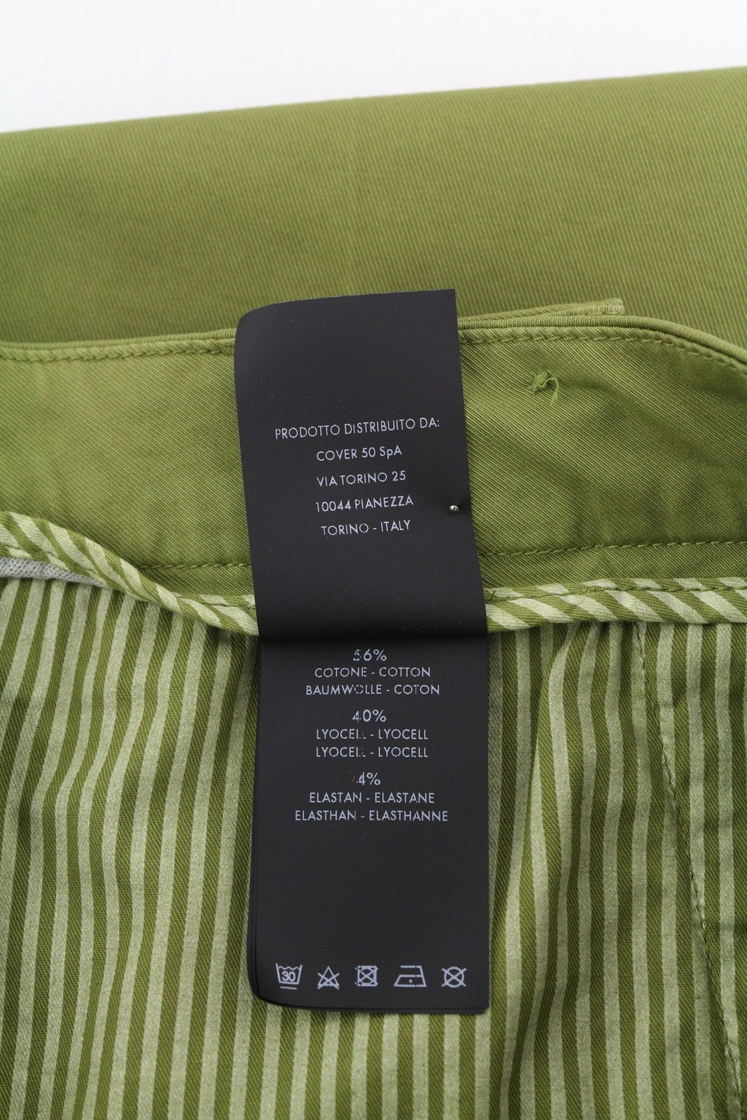 PT TORINO Michelle moteriškos kelnės 46 W33 chino žalios įprasto kirpimo su užtrauktuku laisvalaikio stiliaus 