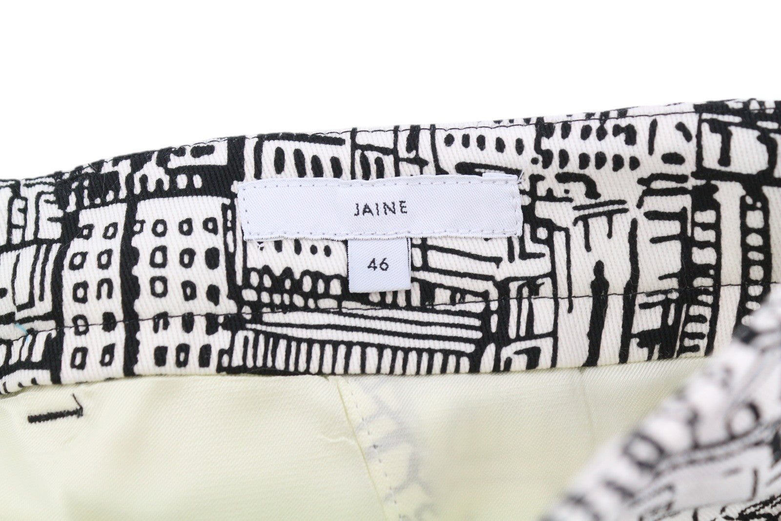 PT TORINO Jaine moteriškos kelnės 46 W32 miesto raštu, platėjančios iki kulkšnių, rekomenduojama kaina 249 € 