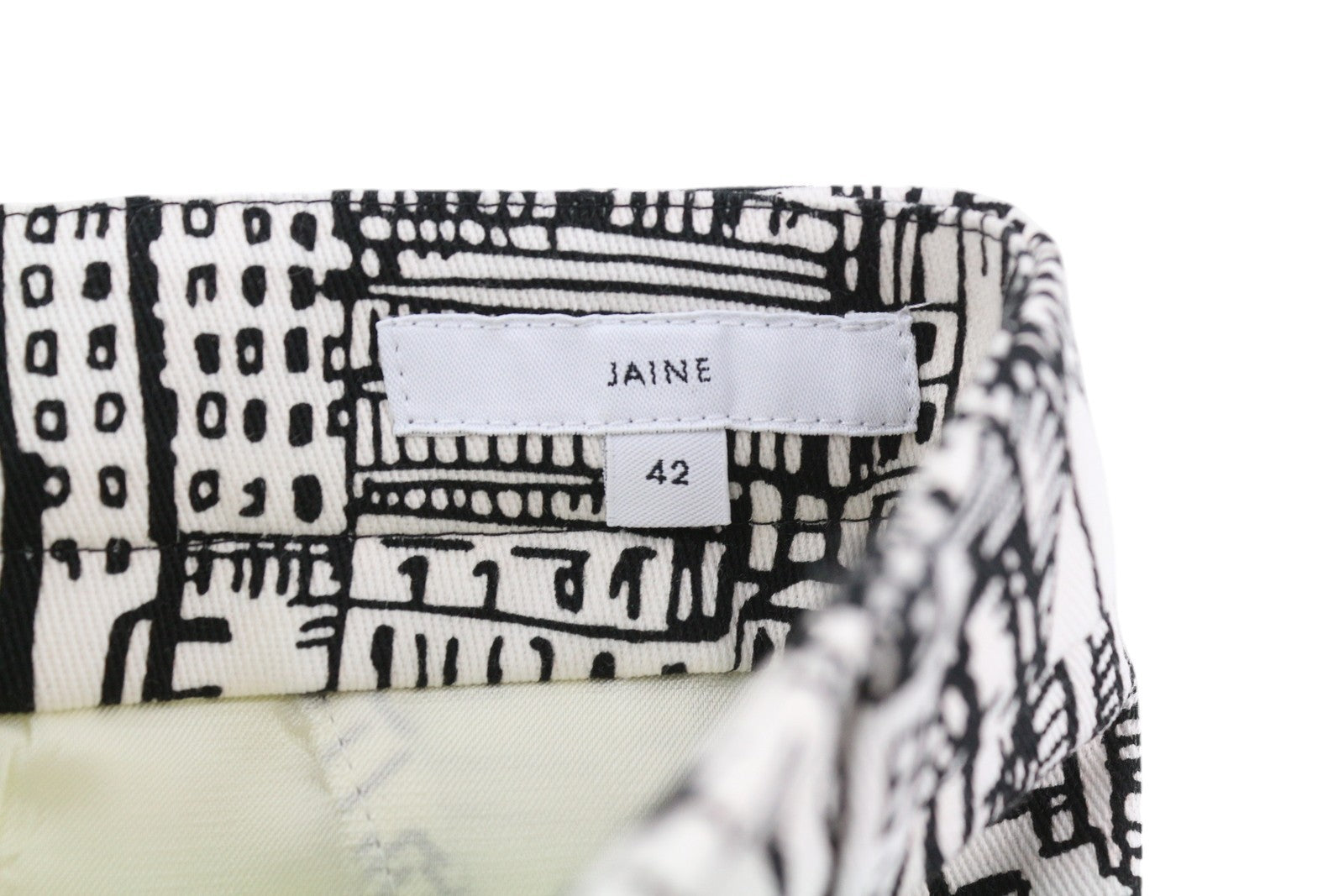 PT TORINO Jaine moteriškos kelnės 42 W30 miesto raštu, platėjančios iki kulkšnių, rekomenduojama kaina 249 € 