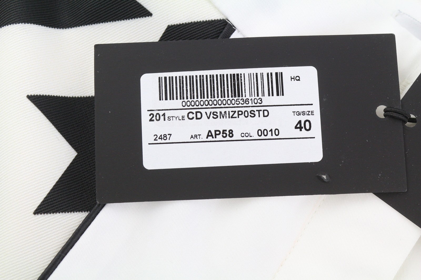 PT TORINO Mia moteriškos kelnės 40 W25 baltos platėjančios klešnės raštuotas ilgis iki kulkšnių 