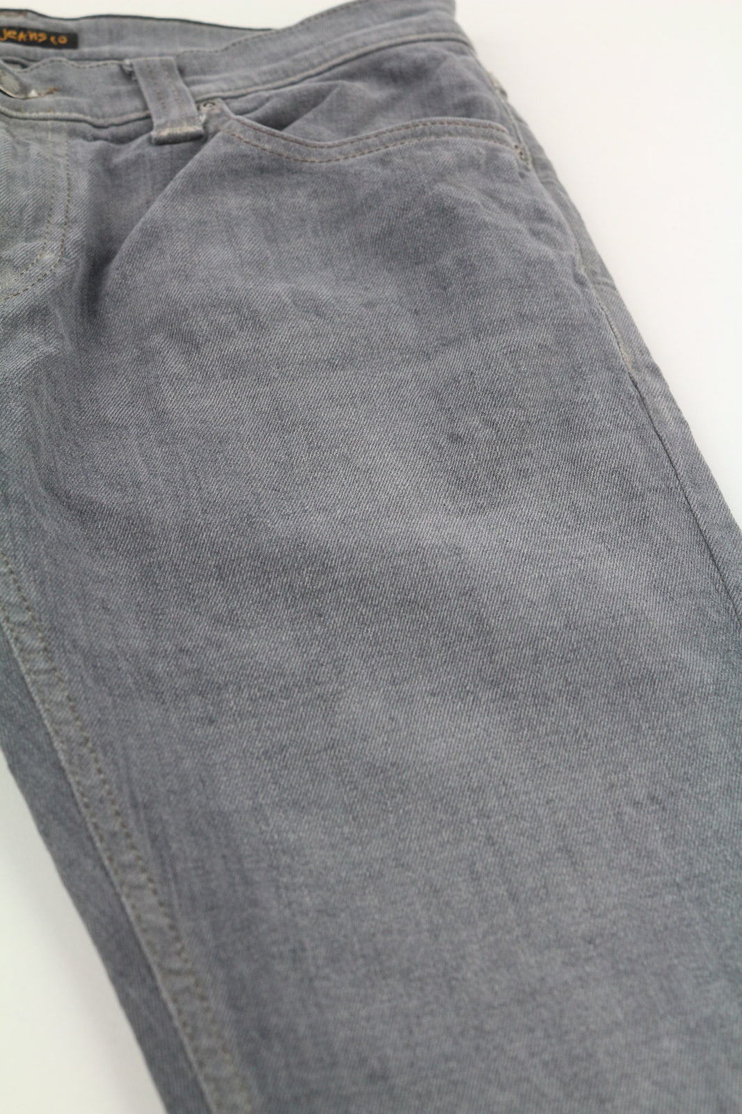 NUDIE JEANS Tight Long John Men Jeans W30/L32 Organic Charcoal Slim Fit Logo