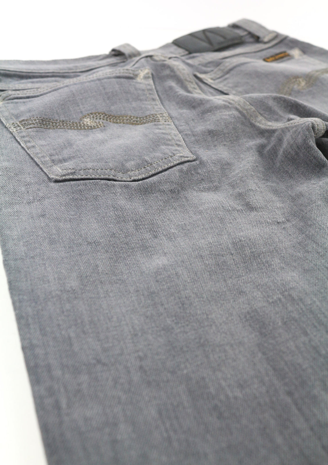 NUDIE JEANS Tight Long John Women Jeans W26/L34 Organic Charcoal Washed Slim Fit