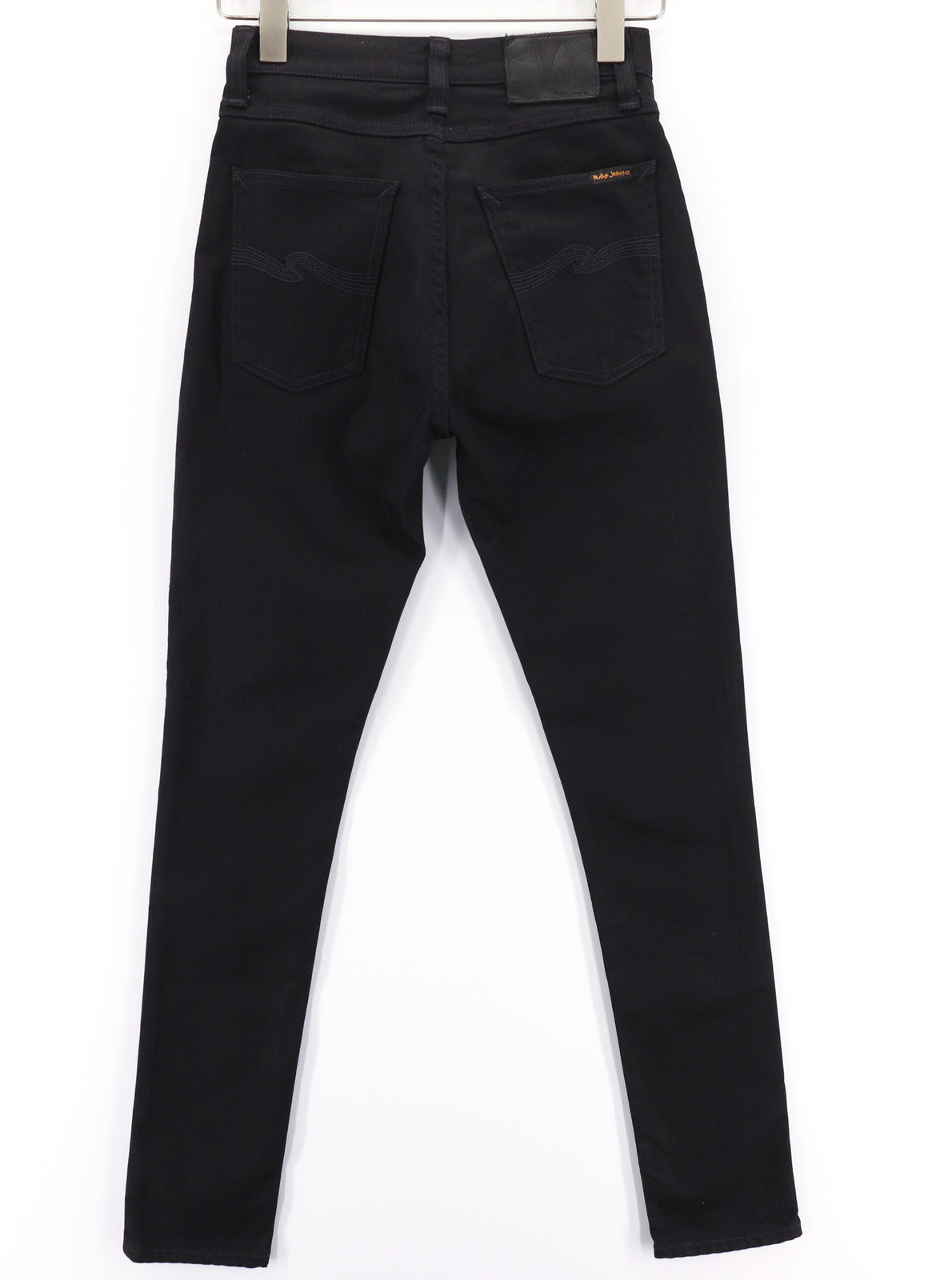 NUDIE JEANS Pipe Led Men Jeans W28/L32 Clean Slate Organic Cotton Skinny Fit