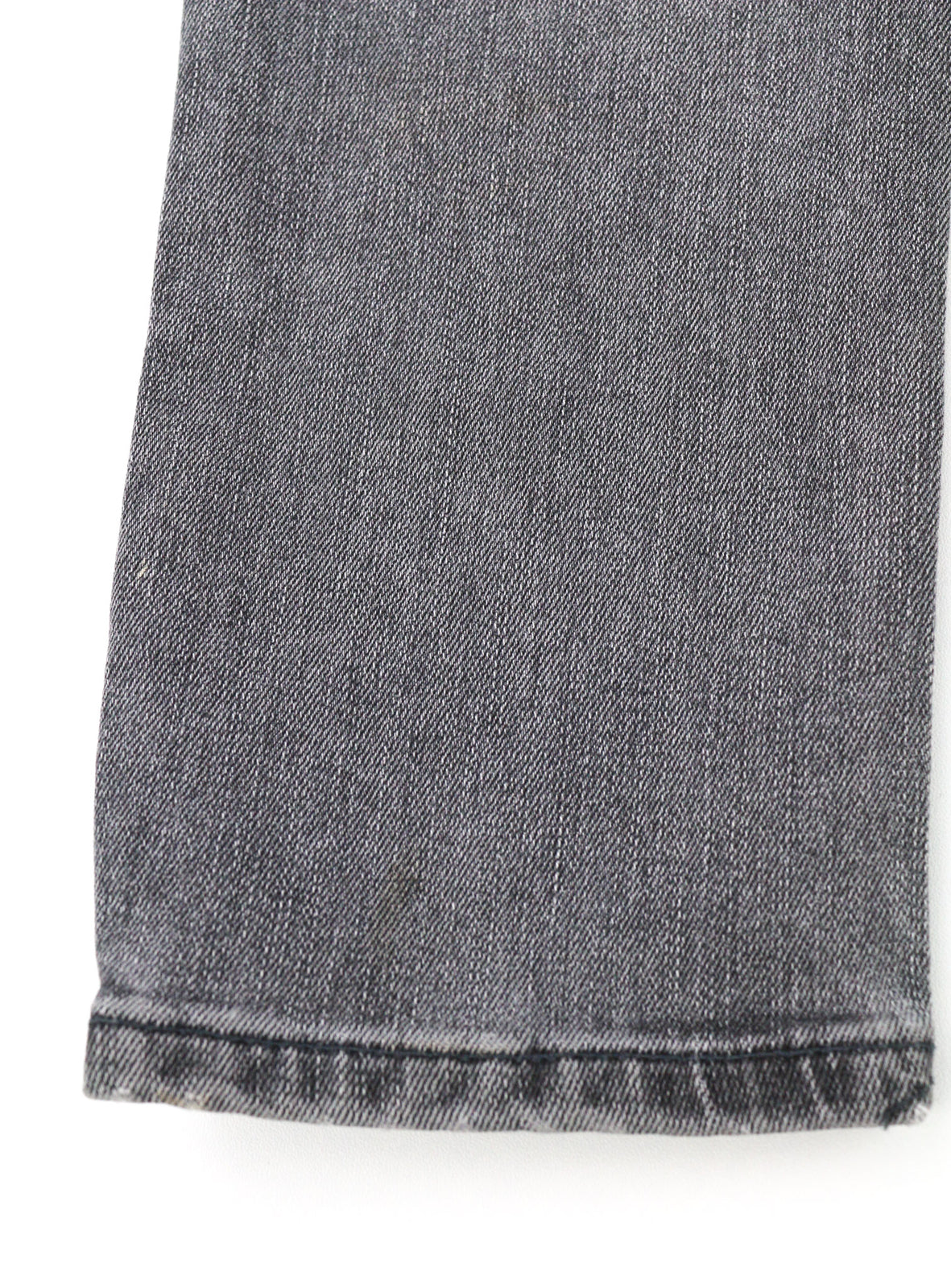 NUDIE JEANS Skinny Lin Men Jeans W28/L34 Grey Wolf Washed Zipper Stretch Logo