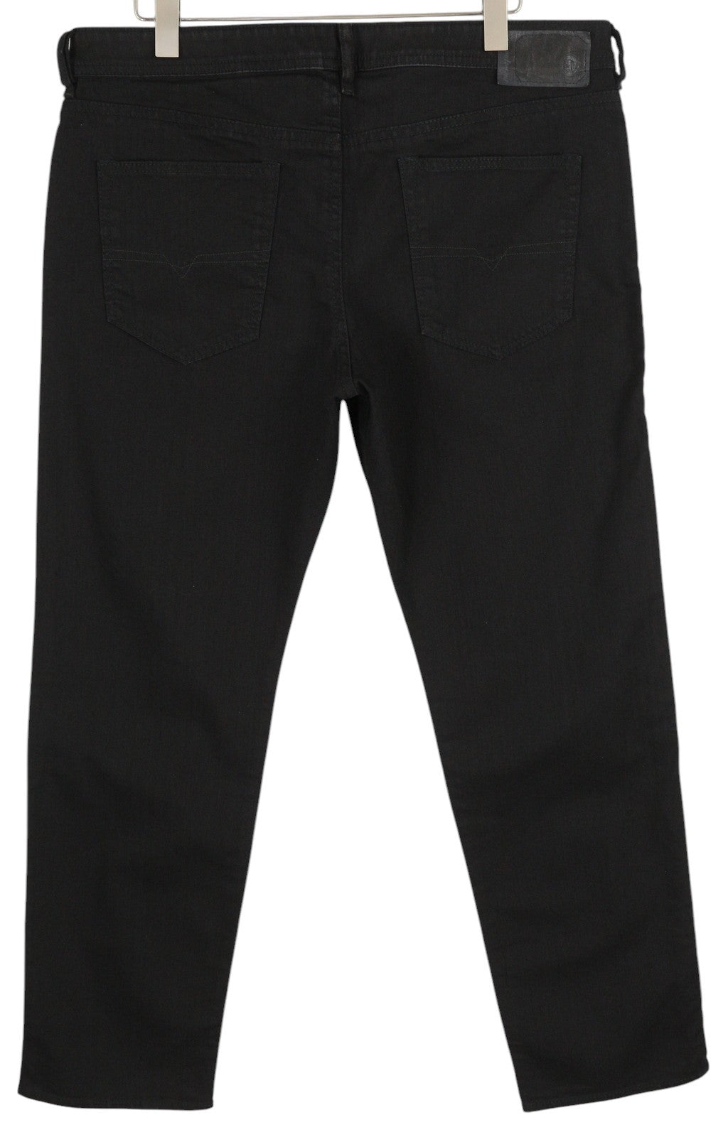 DIESEL Buster 0886Z vyriški džinsai W38/L32 Regular Slim Tapered Fit su sagomis, tamsūs 