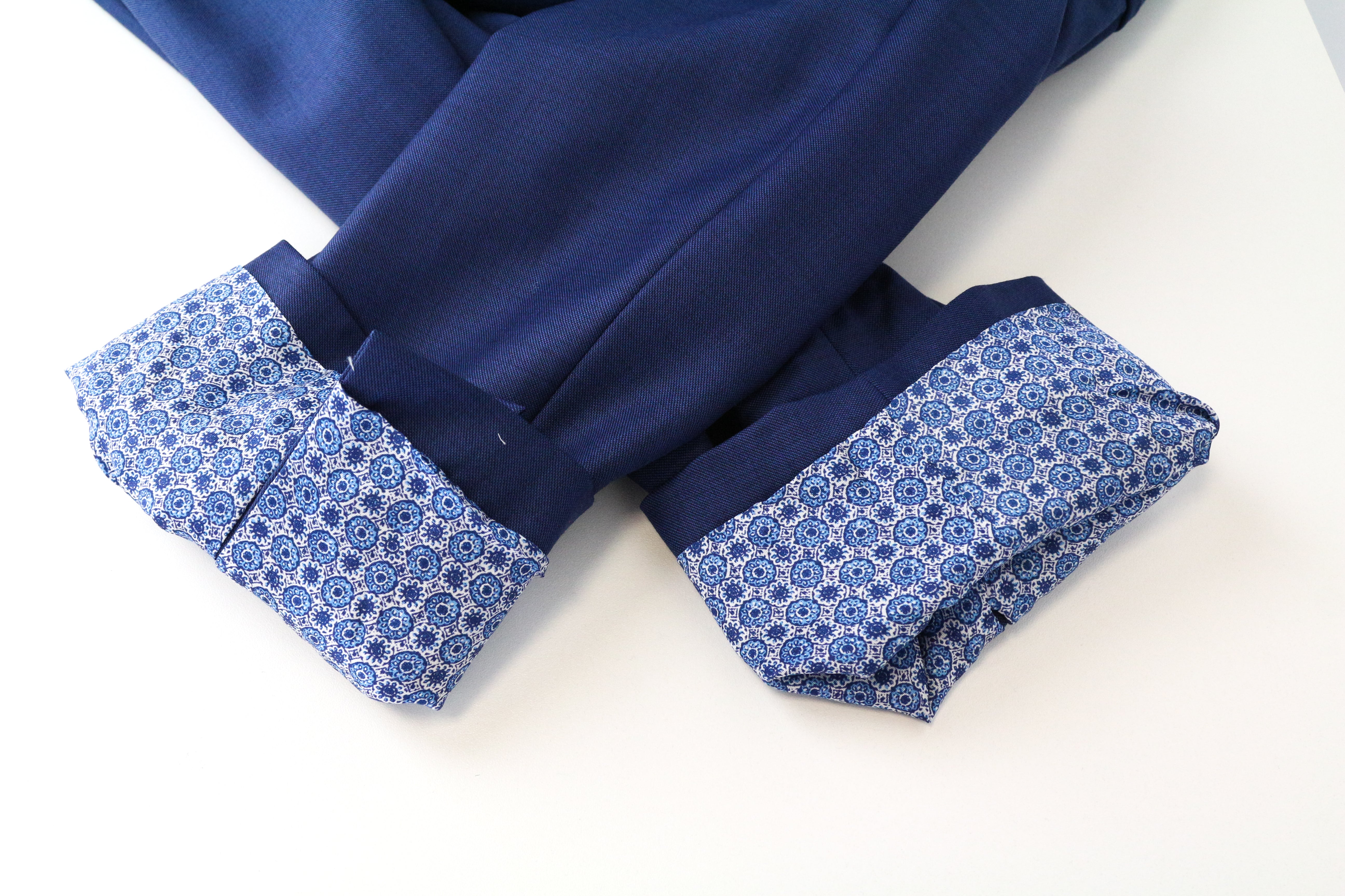 SUITSUPPLY Lazio UK52S Men's Blazer Blue Wool Lined Formal Buttoned