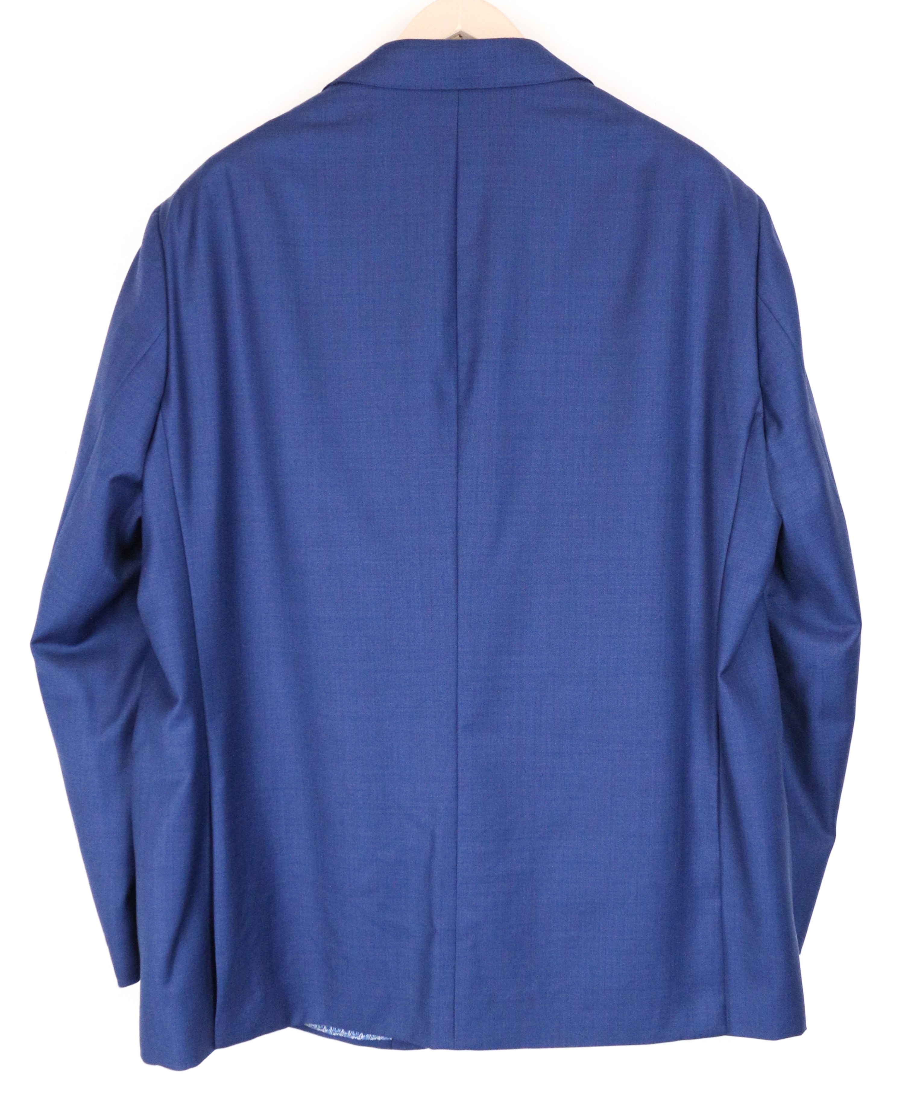 SUITSUPPLY Lazio UK52S Men's Blazer Blue Wool Lined Formal Buttoned