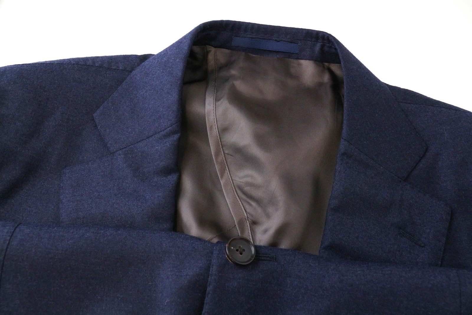 SUITSUPPLY Jort Patch Blazer Men's UK44R Navy Wool Cashmere Silk Mix