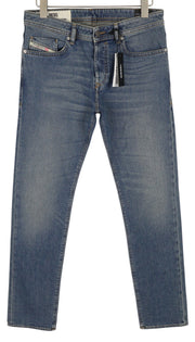 DIESEL Buster 009EI vyriški džinsai W31/L32 siaurėjantys, mėlyni, su sagomis 