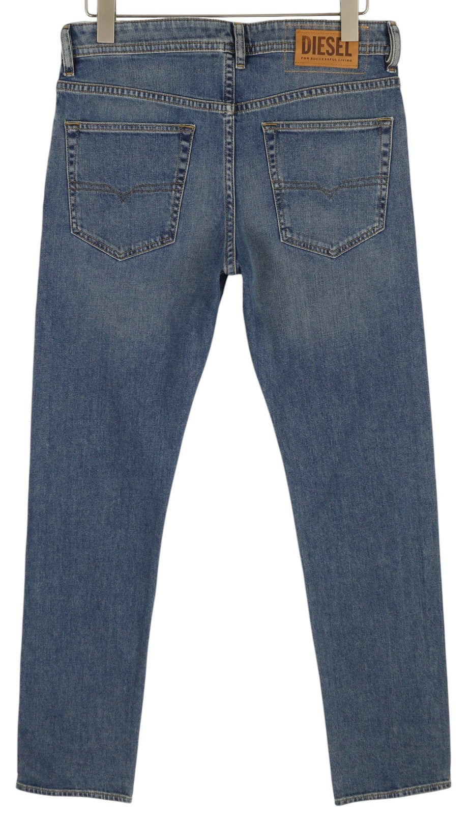 DIESEL Buster 009EI vyriški džinsai W31/L32 siaurėjantys, mėlyni, su sagomis 