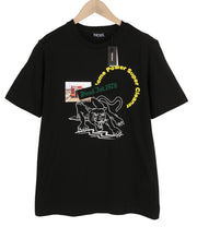 DIESEL T-Just-B60 vyriški marškinėliai XS, juodi, trumpomis rankovėmis, apvalia apykakle, trikotažo raštu 