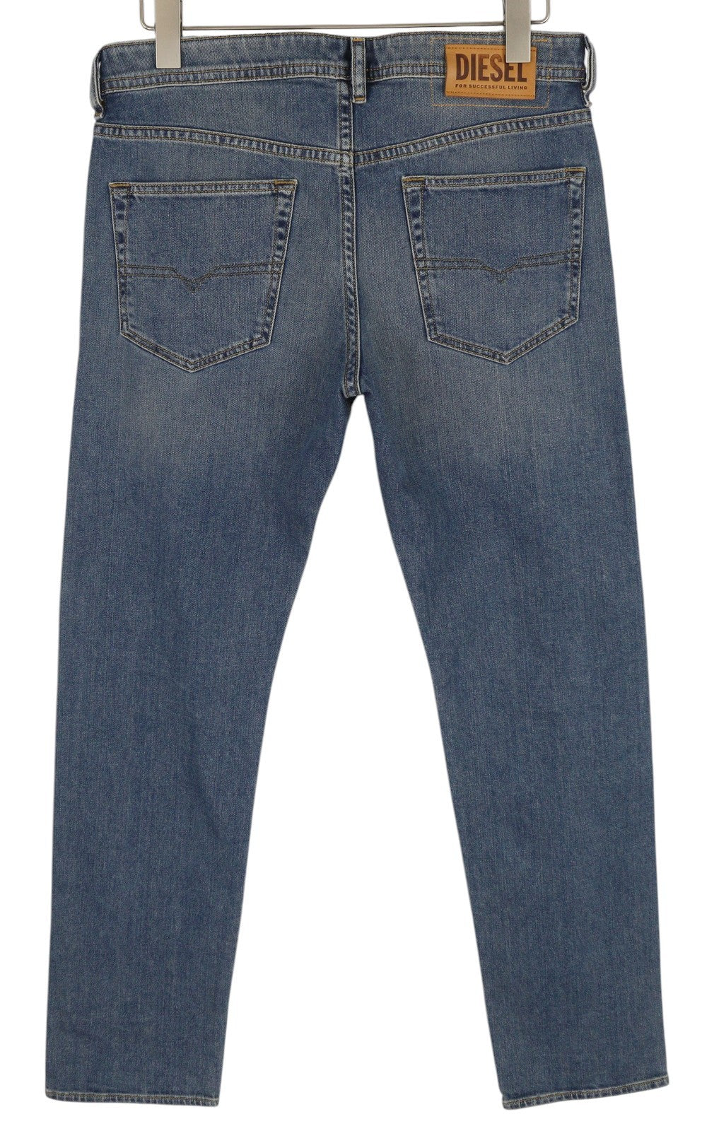 DIESEL Buster 009EI vyriški džinsai W32/L32 siaurėjantys, mėlyni, su sagomis 