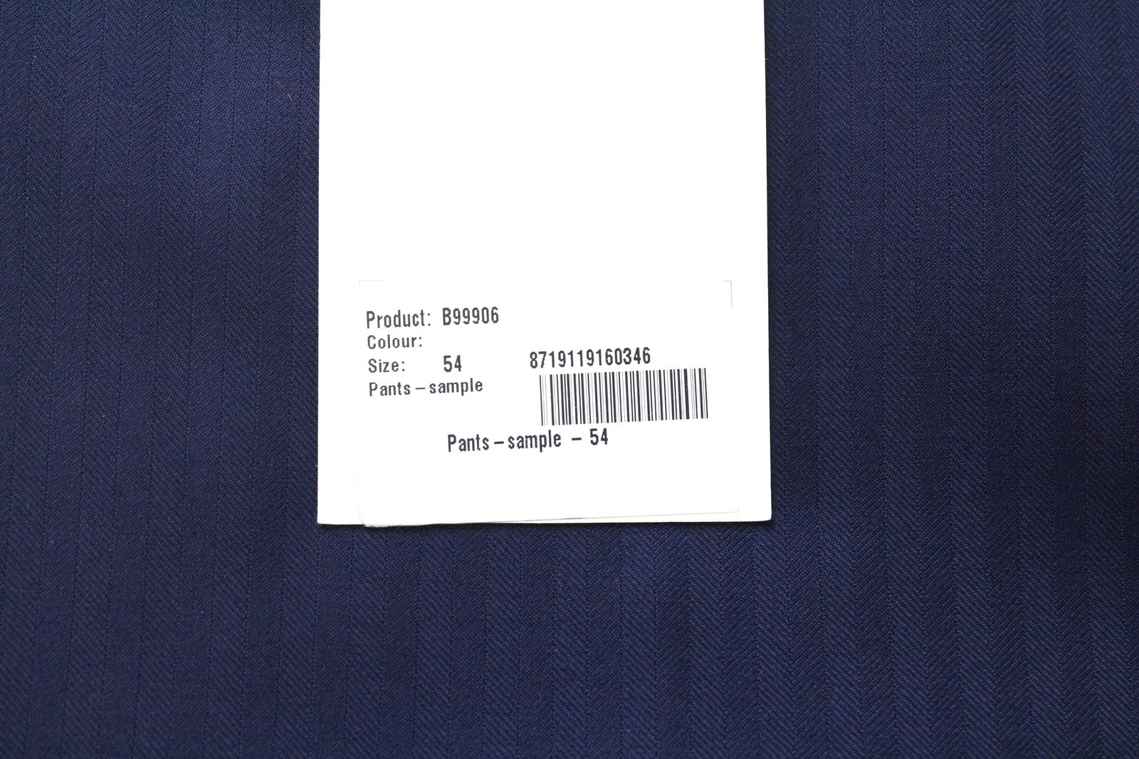 SUITSUPPLY Brescia UK44R Men's Wool Trousers Blue Pleated Lined Striped