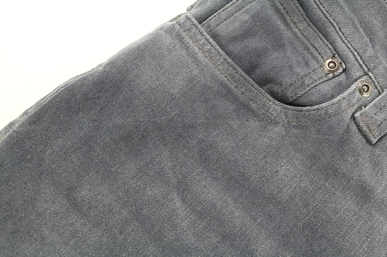 NUDIE JEANS Thin Finn Men Jeans W30/L32 Slim Fit Grey Cotton Stretch Mid-Rise