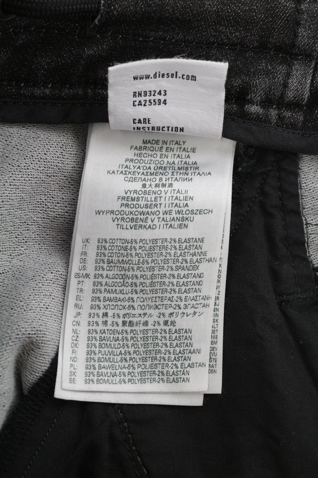 DIESEL D-Krailey-ET 09D52 moteriški džinsai W26 Jogg sportinis su elastingu juosmeniu, pilki, RRP 250 € 