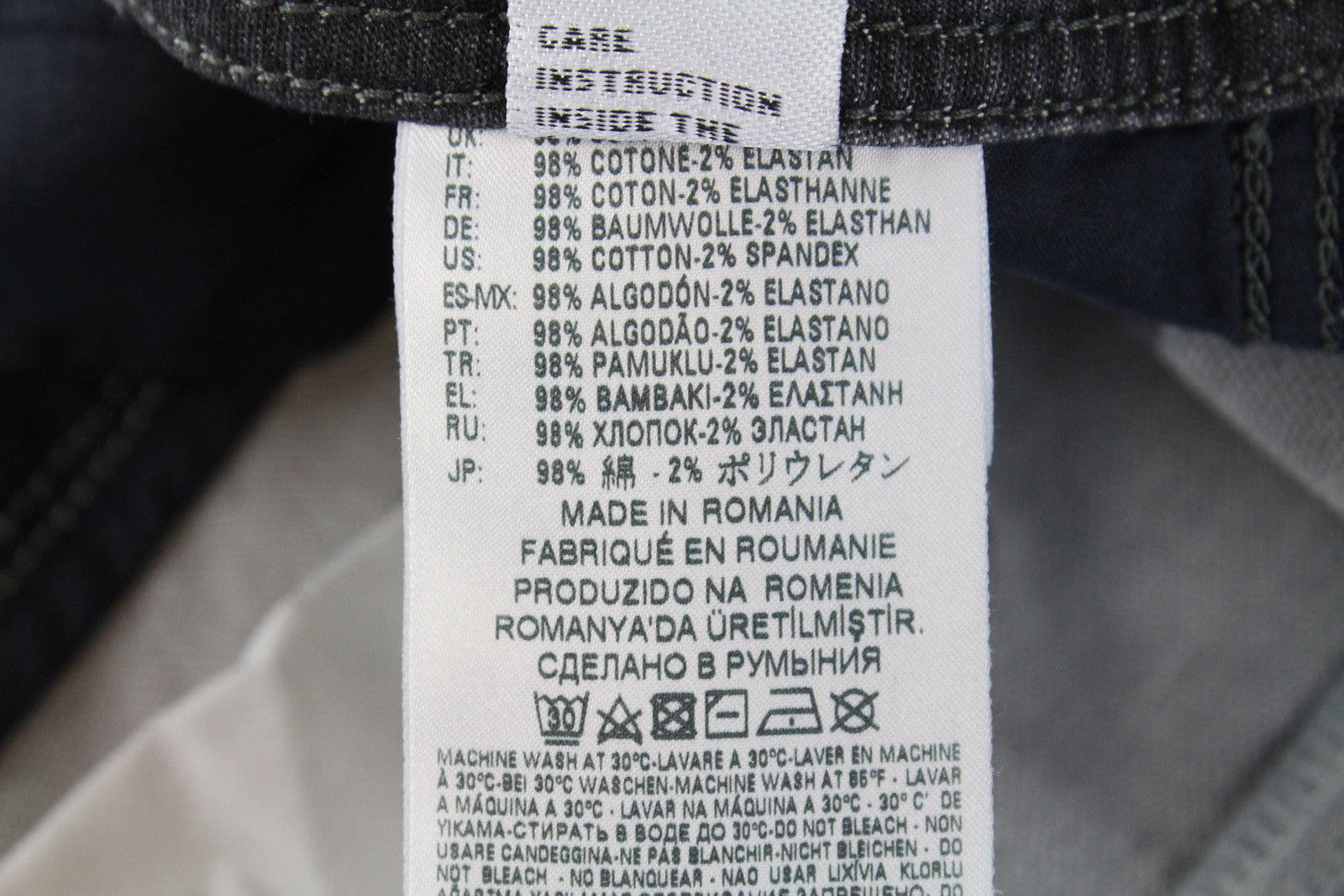 Vyriški DIESEL džinsai Krooley CB-NE 069EM W32 pilki, dirbtinio tamprumo, ploni. 