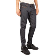 DIESEL D-Strukt 009HF vyriški džinsai W34/L34 Slim Fit su tampriu užtrauktuku, tamsiai mėlyni 