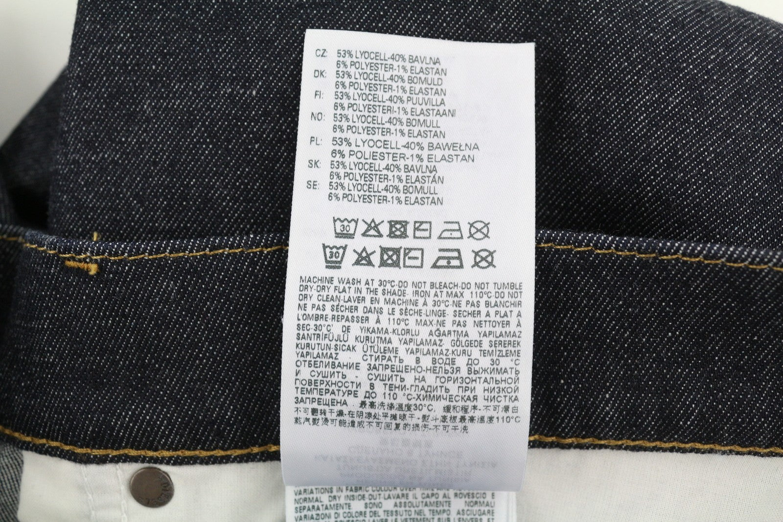 DIESEL D-Strukt 009HF vyriški džinsai W34/L34 Slim Fit su tampriu užtrauktuku, tamsiai mėlyni 