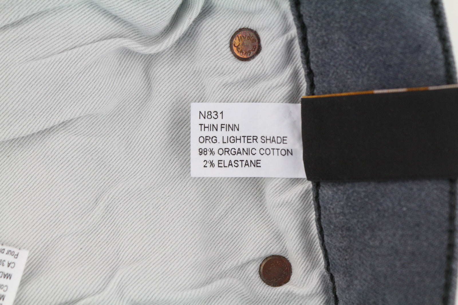 NUDIE JEANS Thin Finn Men Jeans W28/L32 Slim Casual Washed Grey Cotton Stretch