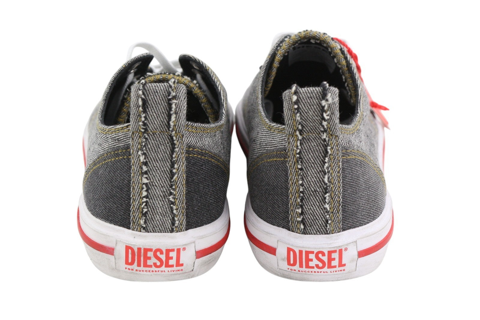 DIESEL S-Athos žemakulniai vyriški sportbačiai, EU42, tamsiai rudi, žema pakulnė, su raišteliais, migdolų nosele, RRP 175 € 