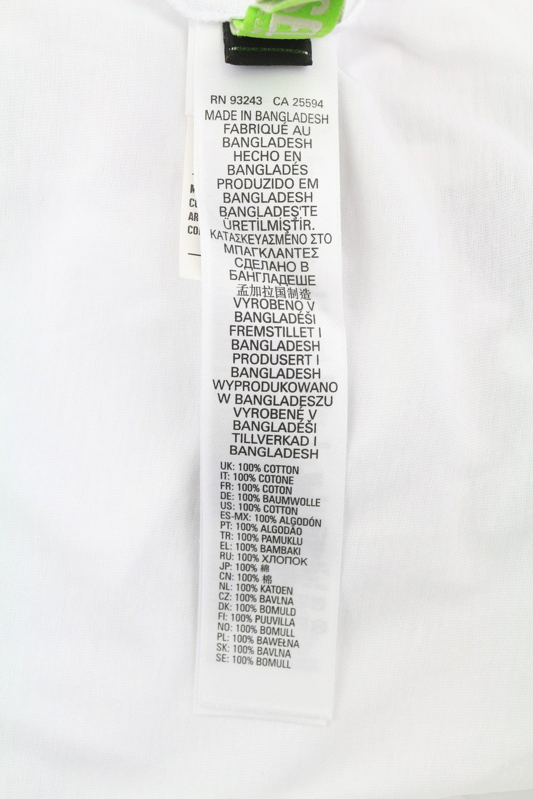 DIESEL T-Diegos-K24 vyriški marškinėliai M, balti, trumpomis rankovėmis, apvalia apykakle, medvilninio trikotažo. 