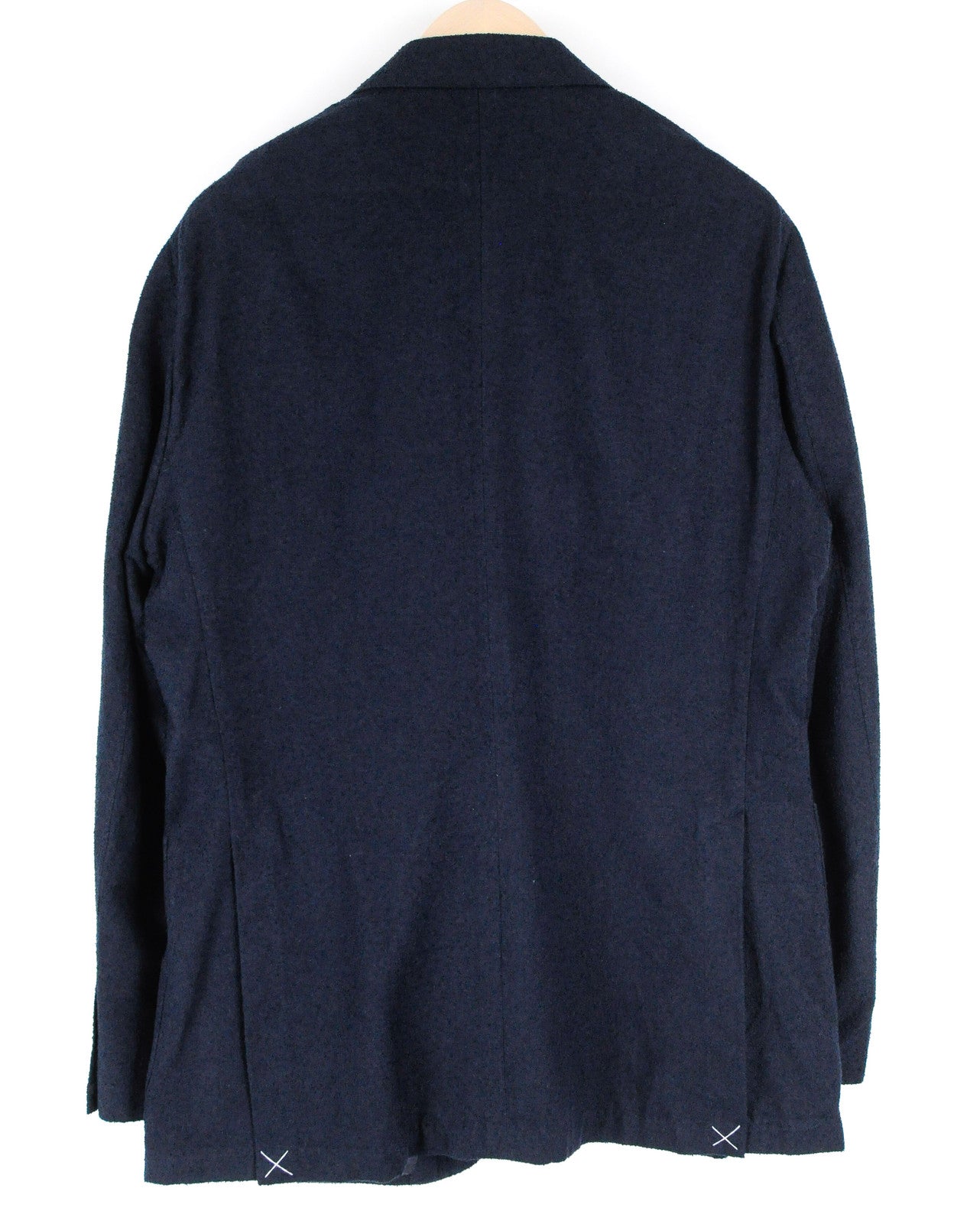 Vyriškas SUITSUPPLY Havanos švarkas UK44R Slim-on tamsiai mėlynas oficiali vilna medvilnė linas 