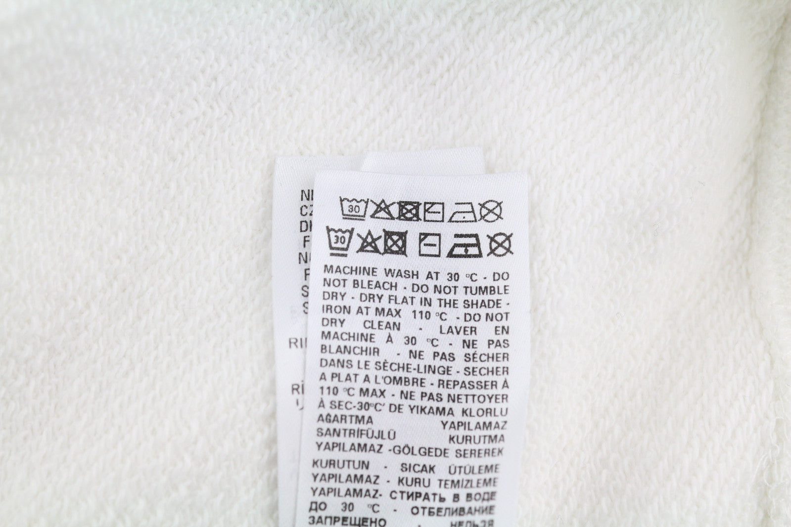 DIESEL D4D-21 vyriškas džemperis su gobtuvu M, baltas, medvilninis, megztinis su kengūros kišene, RRP 175 € 