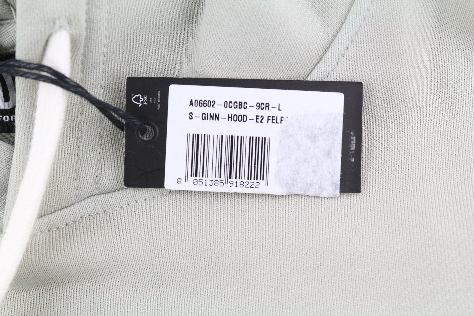 DIESEL S-Ginn-Hood-E2 vyriškas džemperis su gobtuvu, L dydžio, pilkas, megztinis su kengūra, didelis, rekomenduojama kaina – 195 € 