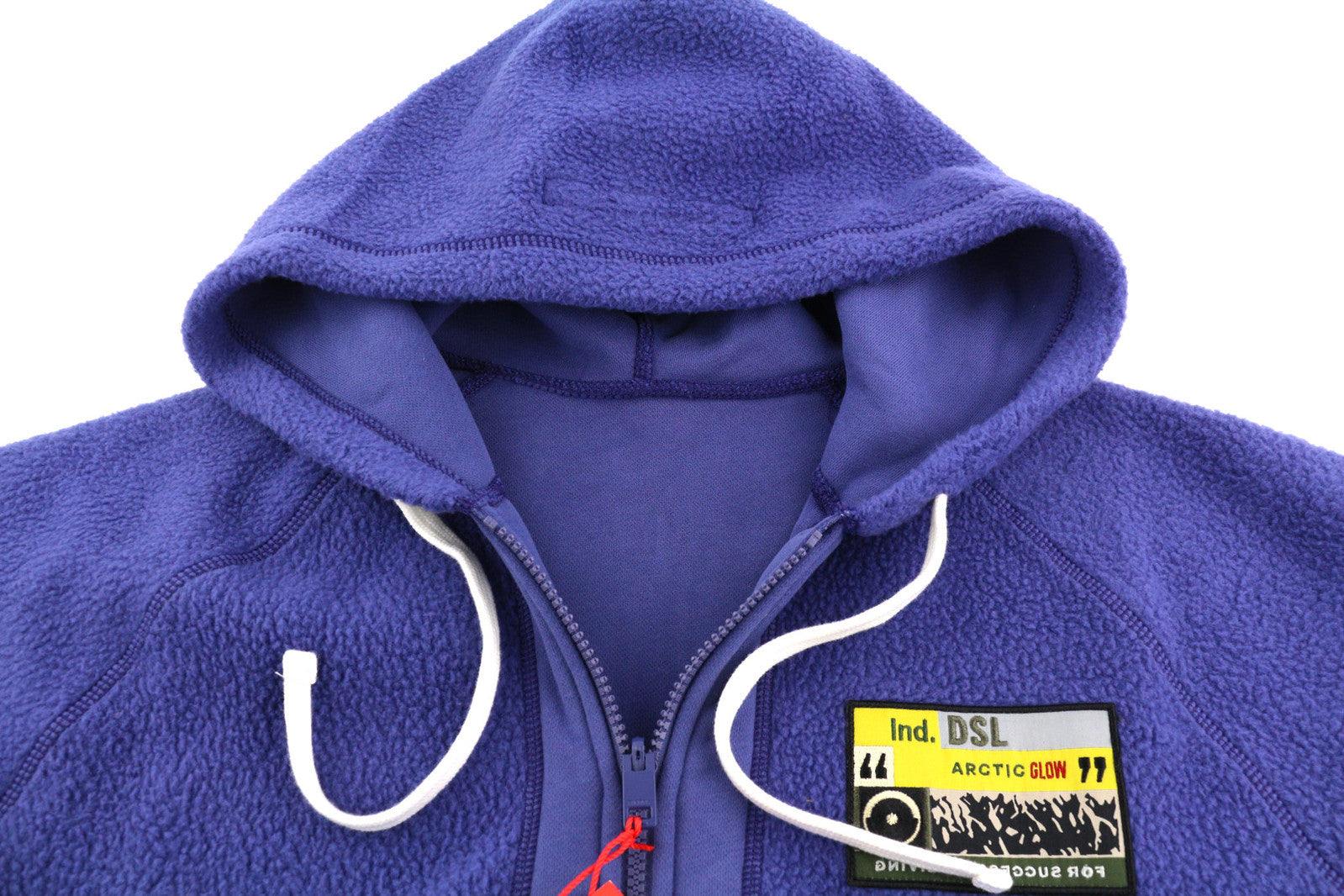 DIESEL S-Rummes-Zip-Rev vyriškas džemperis su gobtuvu M, mėlynas, su flisinėmis kišenėmis, didelis, rekomenduojama kaina – 250 € 