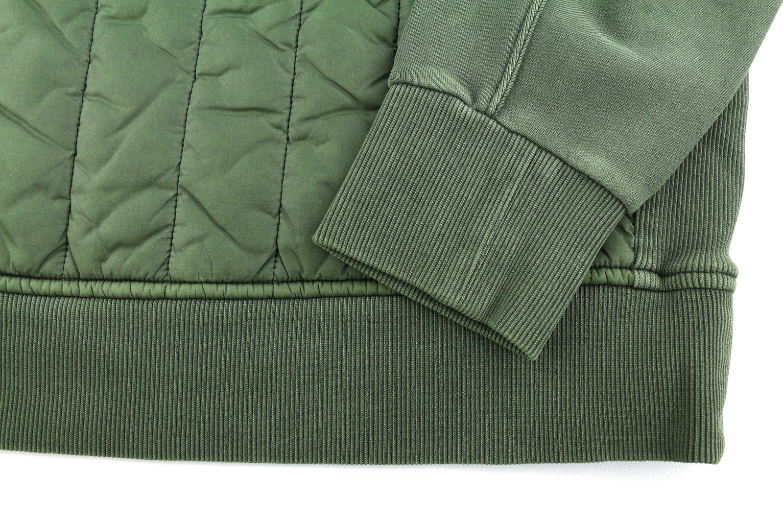 DIESEL S-Holty vyriškas džemperis L dydžio, žalias, su pašiltinimu, dygsniuotas, RRP 225 € 