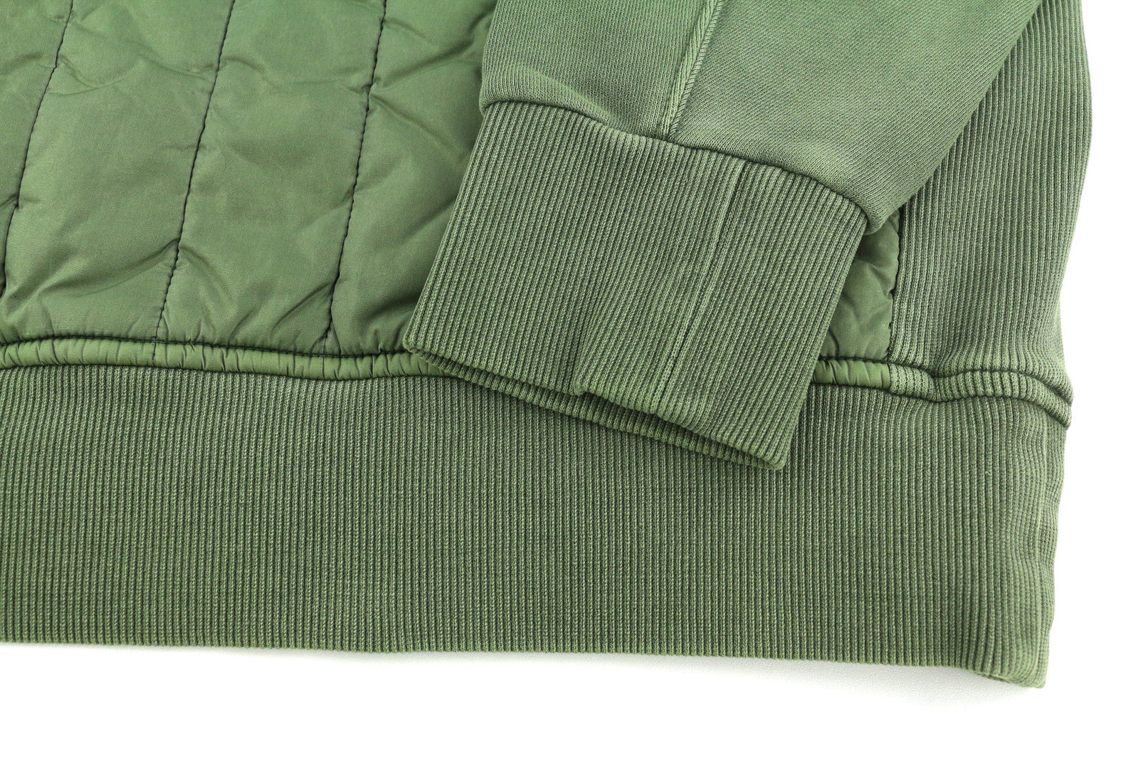 DIESEL S-Holty vyriškas džemperis, L, žalias, megztinis su pamušalu, dygsniuotas, RRP 225 € 