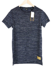 SCOTCH & SODA S Navy T-Shirt Men's Cotton Blend Stretch Short Sleeve