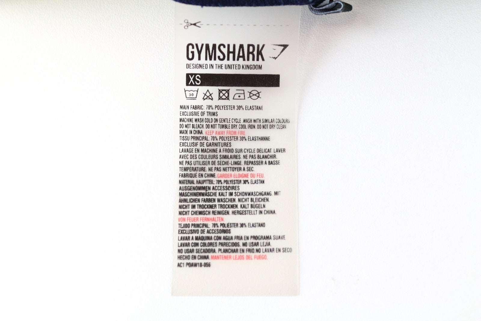 GYMSHARK violetinės/geltonos moteriškos XS dydžio tamprės su kišenėmis 