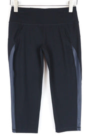 SWEATY BETTY juodos moteriškos kapri tamprės S dydžio tamprės aktyviam sportui 