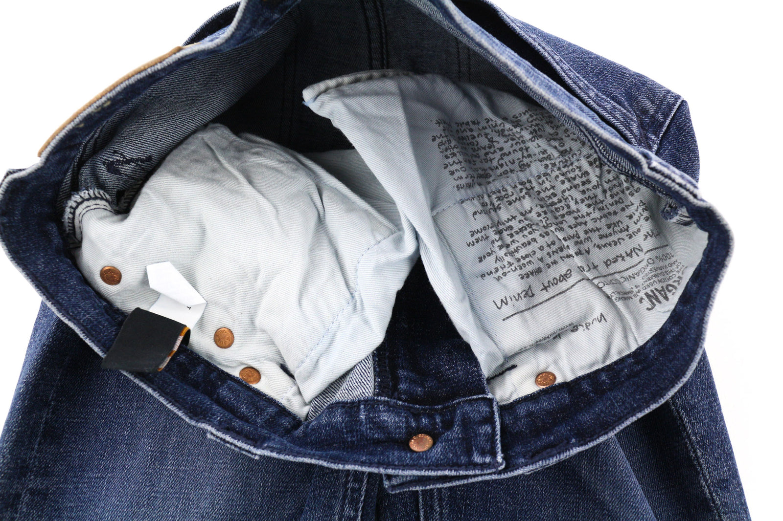 NUDIE JEANS Skinny Lin Men Jeans W28/L30 Tight Fit Blue Washed 5-Pocket