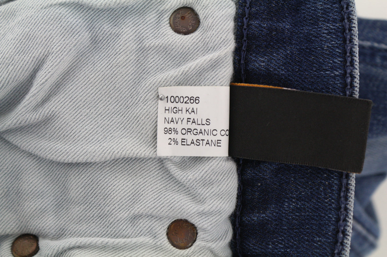 NUDIE JEANS High Kai Women Jeans W24/L30 Slim Fit Wash Blue Cotton Stretch