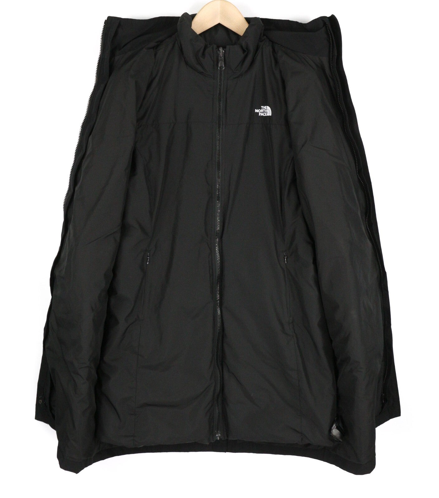 THE NORTH FACE Suzanna Triclimate Parka moteriška striukė L 550 pūkinė izoliacija 2in1 