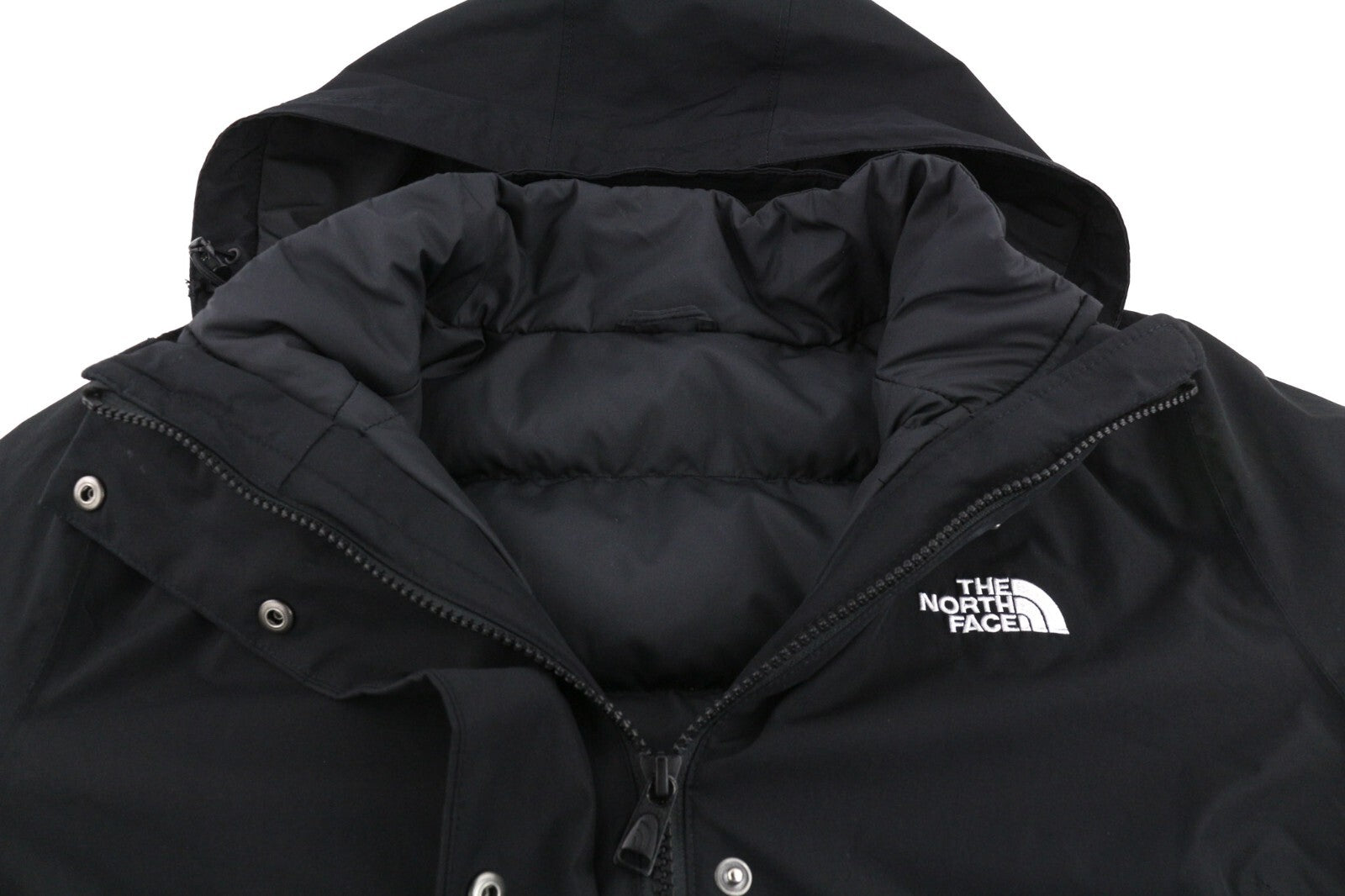 THE NORTH FACE Suzanna Triclimate Parka moteriška striukė L 550 pūkinė izoliacija 2in1 