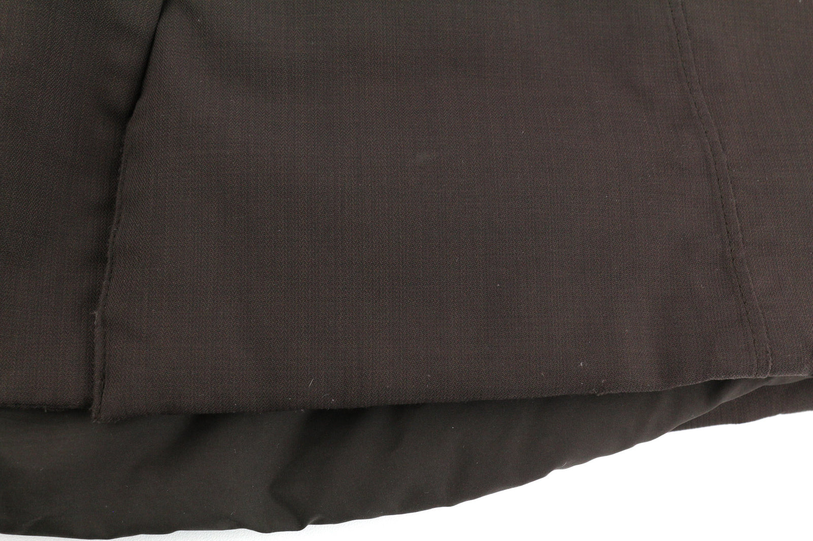 THE NORTH FACE moteriška striukė S ruda parka su žąsų pūkų izoliacija ir gobtuvu su logotipu 