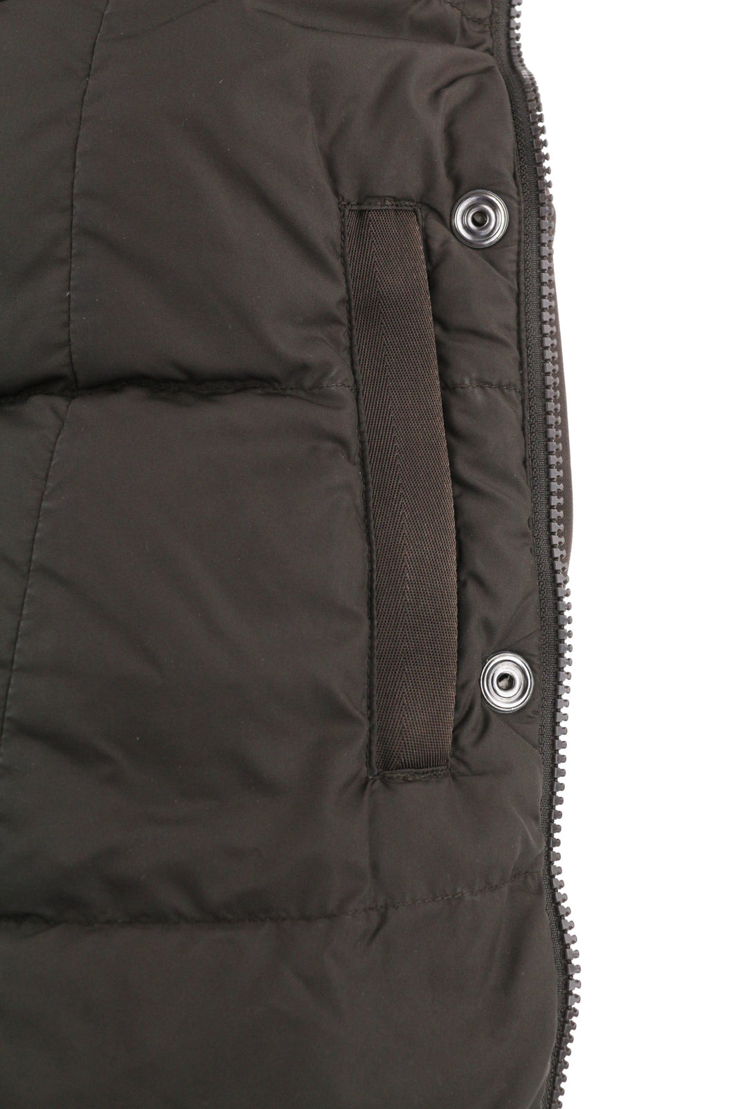 THE NORTH FACE moteriška striukė S ruda parka su žąsų pūkų izoliacija ir gobtuvu su logotipu 