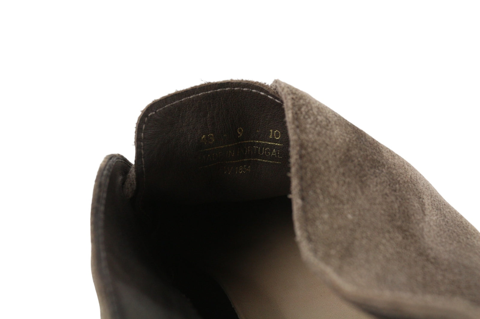 SUITSUPPLY Men Shoes EU43 Brown Leather Suede Casual Laced High-Top