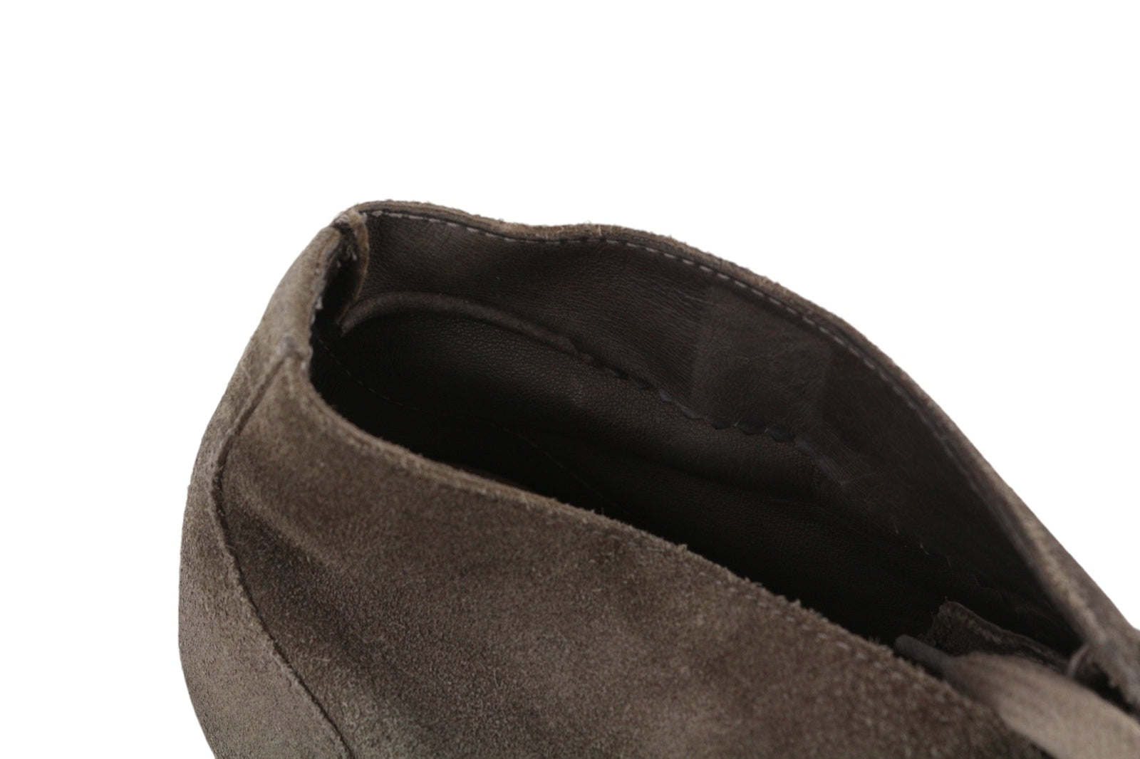 SUITSUPPLY Men Shoes EU43 Brown Leather Suede Casual Laced High-Top